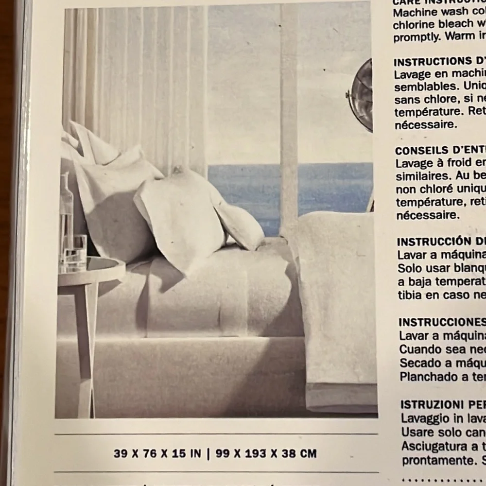 Ralph Lauren RL 464 Solid Percale Twin Flat + Extra Deep Fitted Sheet set Tux